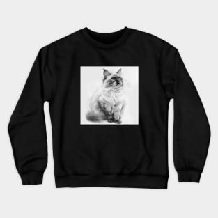 Silent Eloquence: The Regal Ragdoll Crewneck Sweatshirt